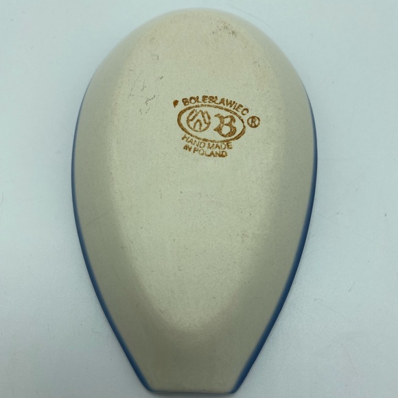 Boleslawiec Hand Crafted Polish Pottery Spoon Rest - Picture 2 of 3
